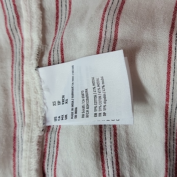 American Eagle Outfitters || vertical striped high-low skirt - Picture 11 of 11